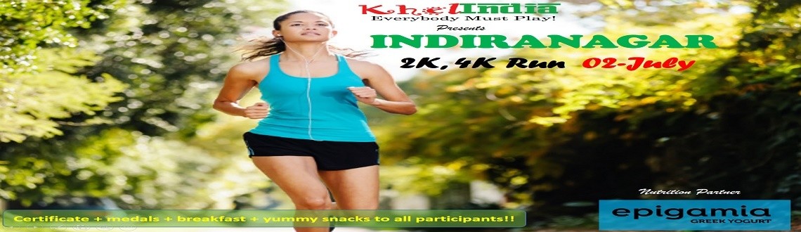 INDIRANAGAR 2K, 4K RUN – JULY